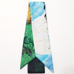 ⤵⤵1pc Exquisite Wheat Field Design Cotton Scarves